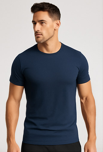 True Classic Men’s Crew Neck T-Shirts 6 Pack Combo Size L New No Tags