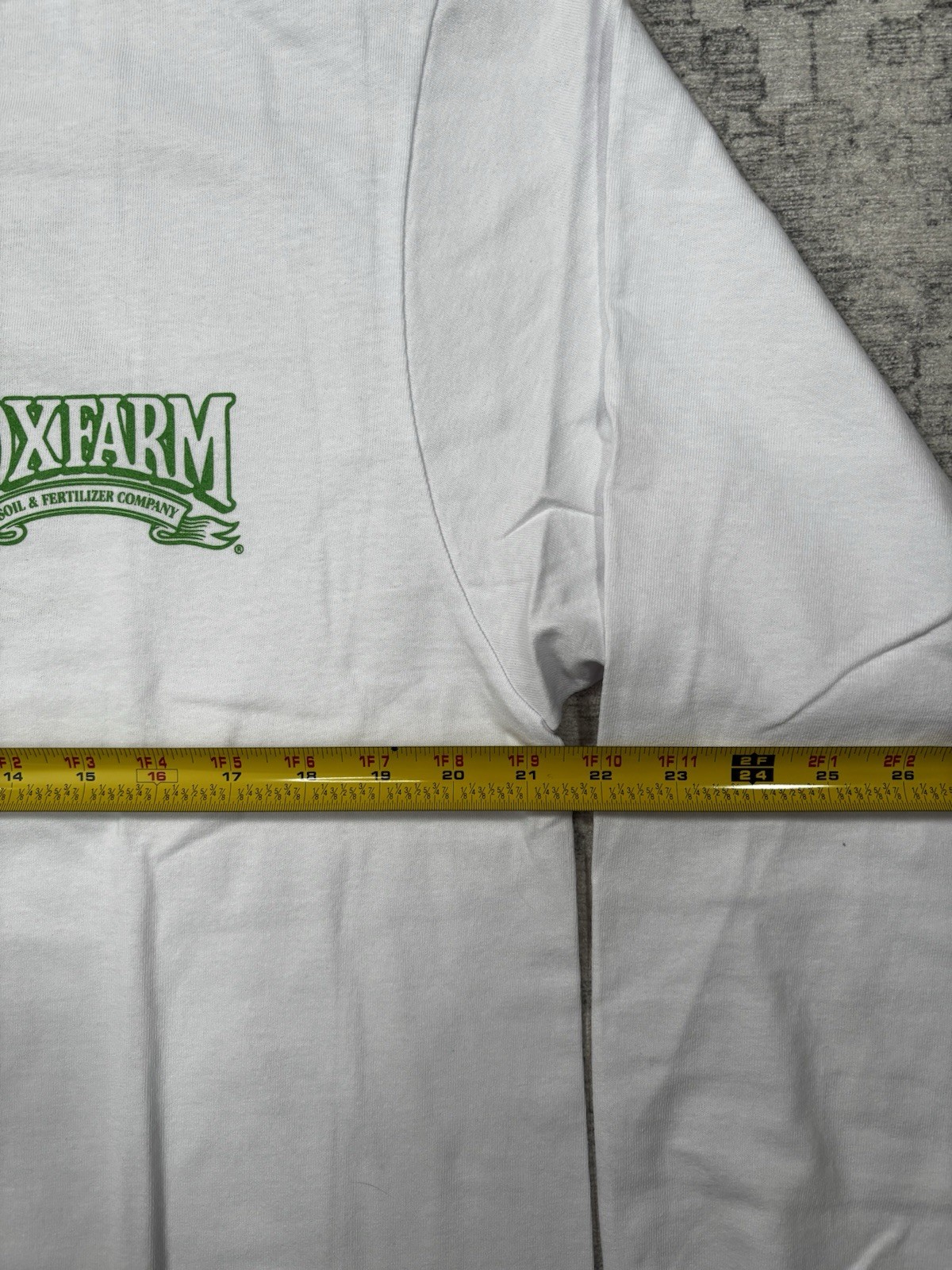 Sz L FoxFarm Soil & Fertilizer Company White Long Sleeve Shirt ShakaWear NEW