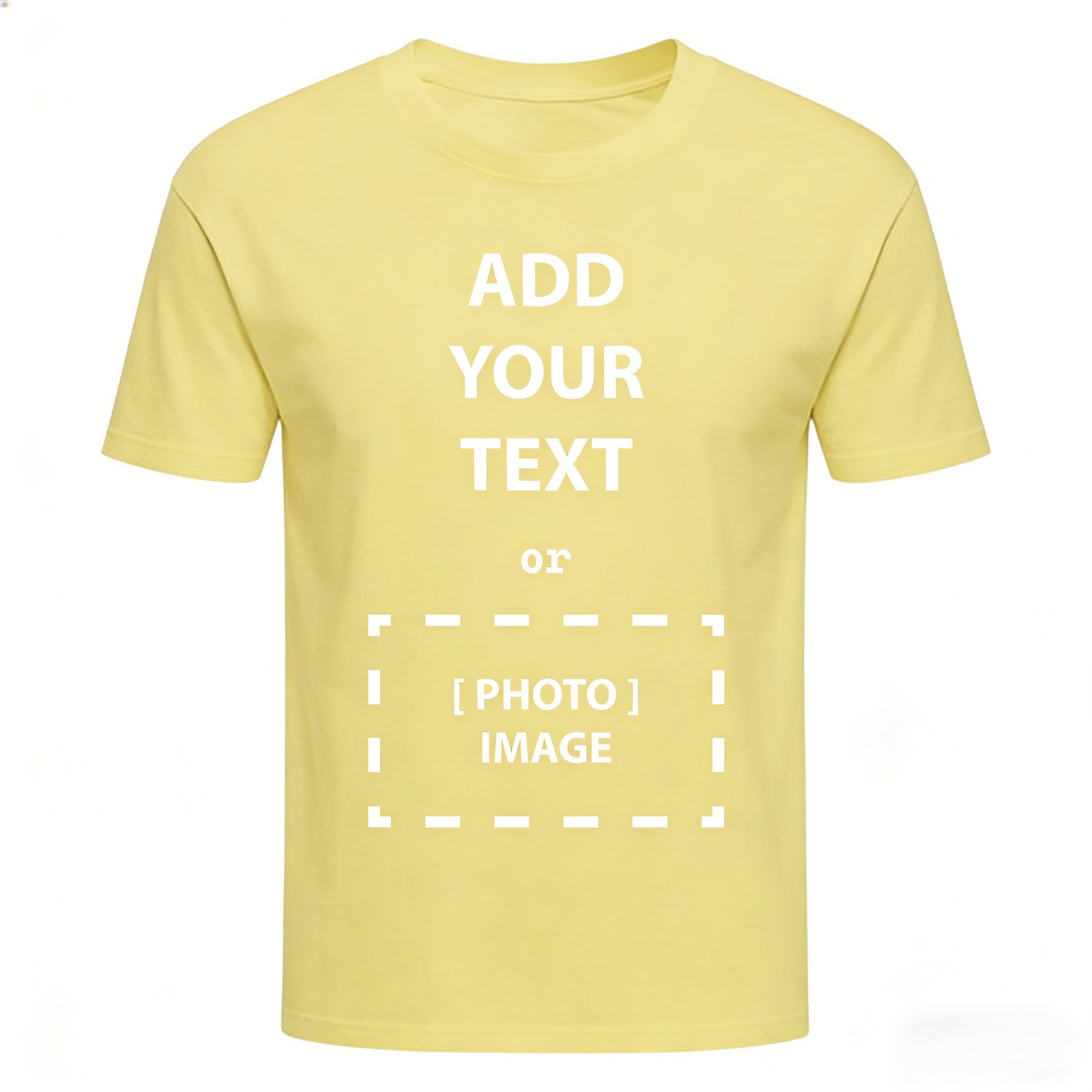 Custom Designed Crewneck T-Shirt | Personalized Shirt for Men Or Women