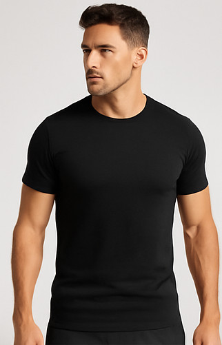True Classic Men’s Crew Neck T-Shirts 6 Pack Combo Size L New No Tags