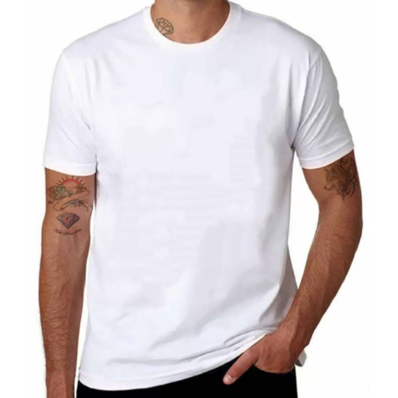 100% Cotton T-Shirt Unisex Men’s Basic Plain Blank Crew Tee Tops Adult Shirts