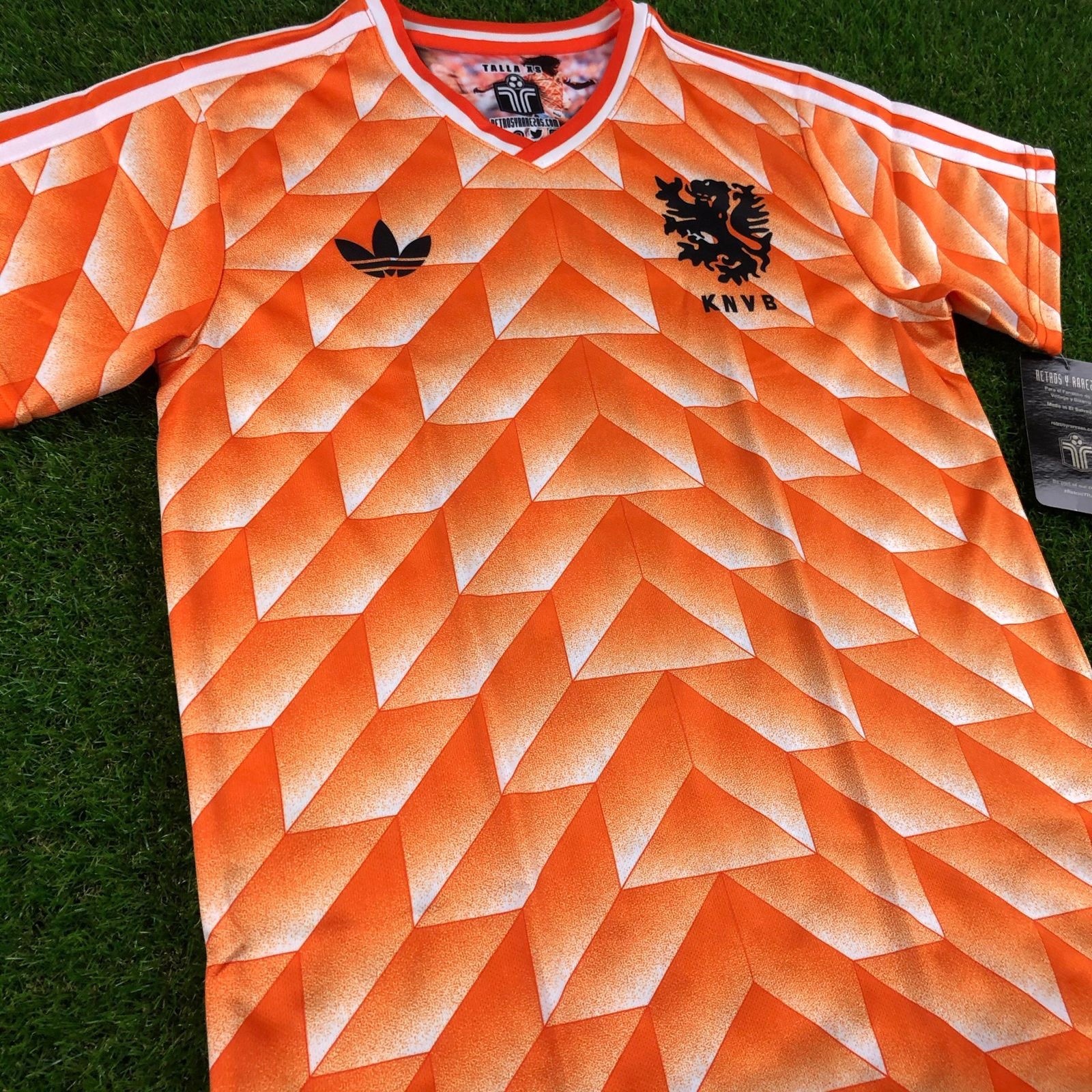 Classic Retro Netherlands Holland 1988 GULLIT 10 Football Shirt Jersey Size L