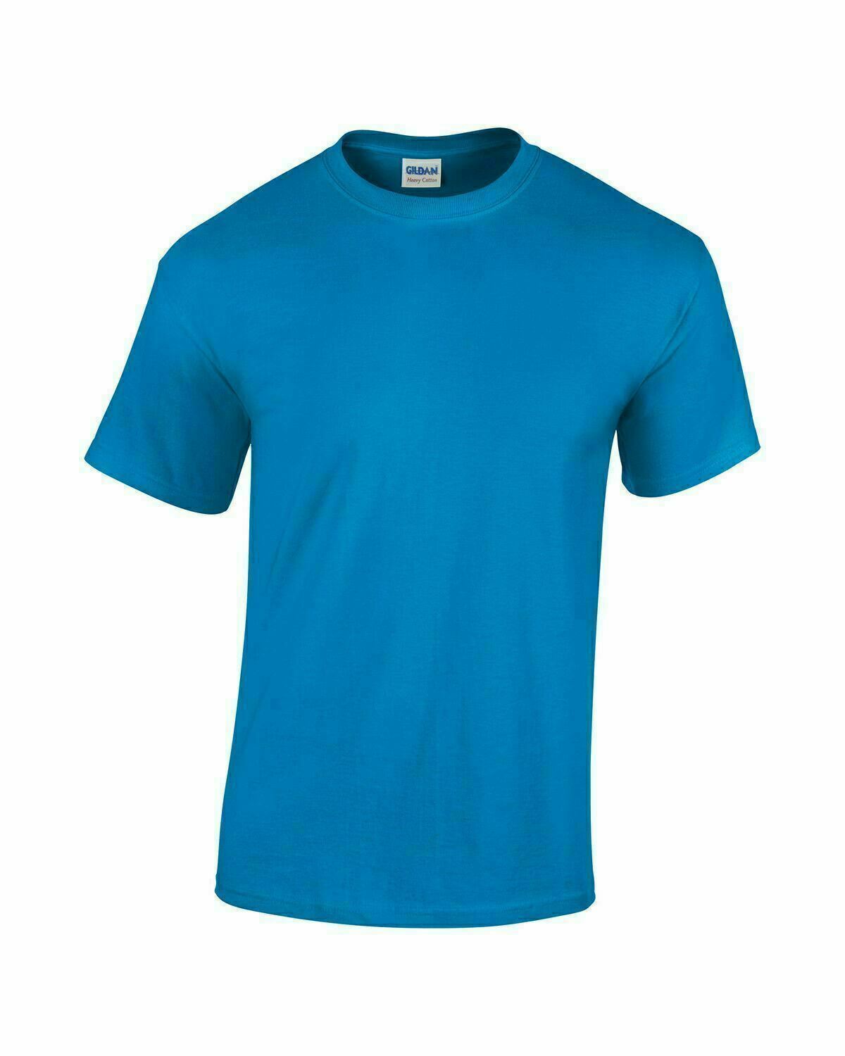 Gildan Mens T Shirts 5000 Solid Heavyweight Cotton Short Sleeve Blank Tee S-3XL