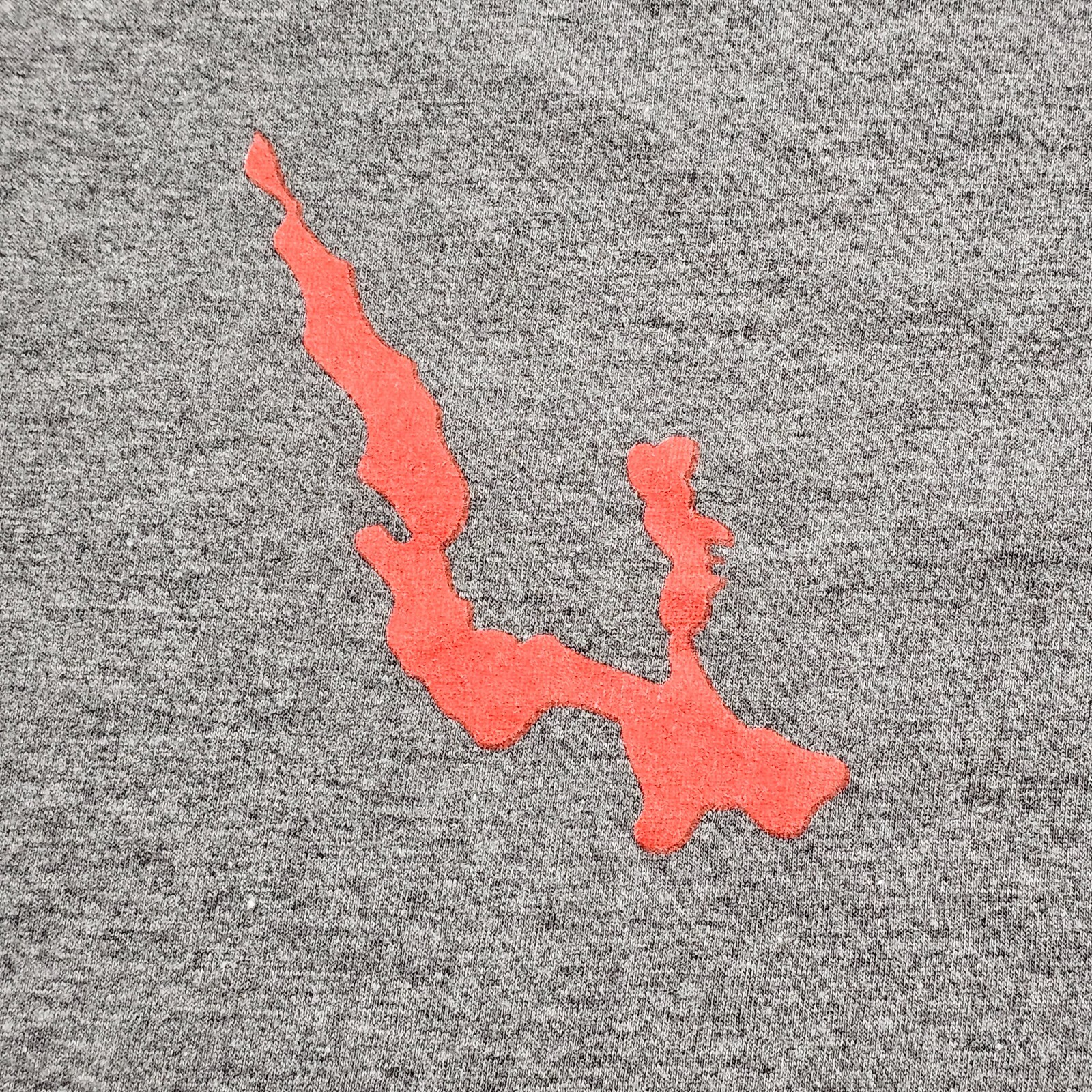 Walloon Lake MI USA District Gray Short Sleeve Tri-Blend T-Shirt Men’s S