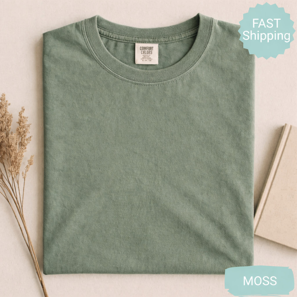 Butterfly Floral Comfort Colors T-Shirt Boho Cottagecore Tee