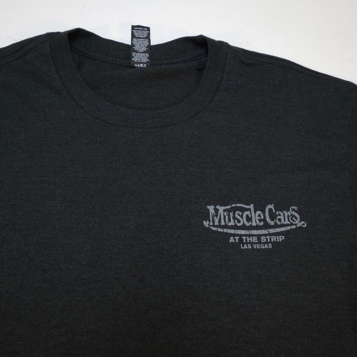 New MUSCLE CARS at the Strip LAS VEGAS Hot Rod Car T SHIRT Sz M Black Tri Blend