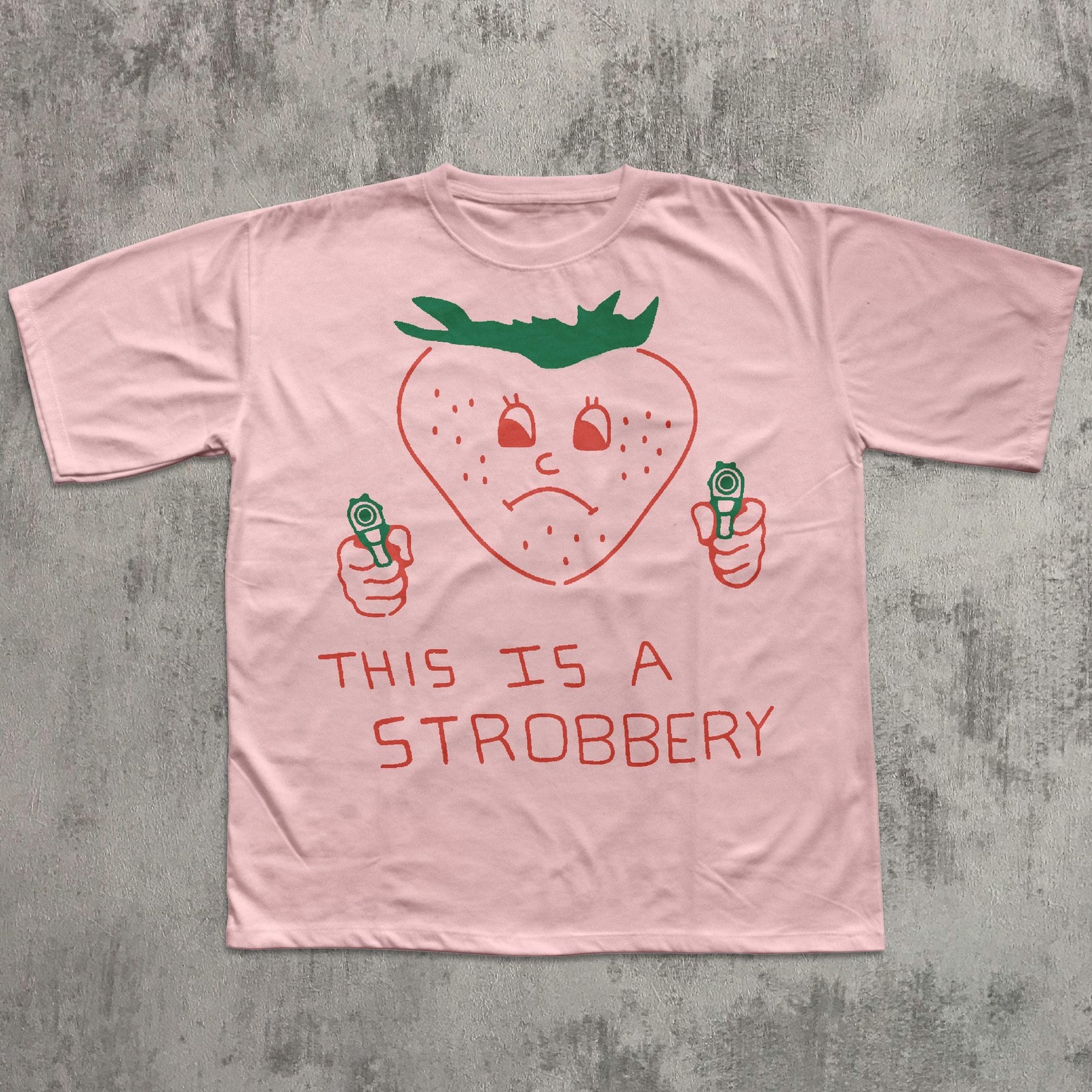 This Is Strobbery Funny Strawberry T-Shirt Retro Vintage Graphic Tee