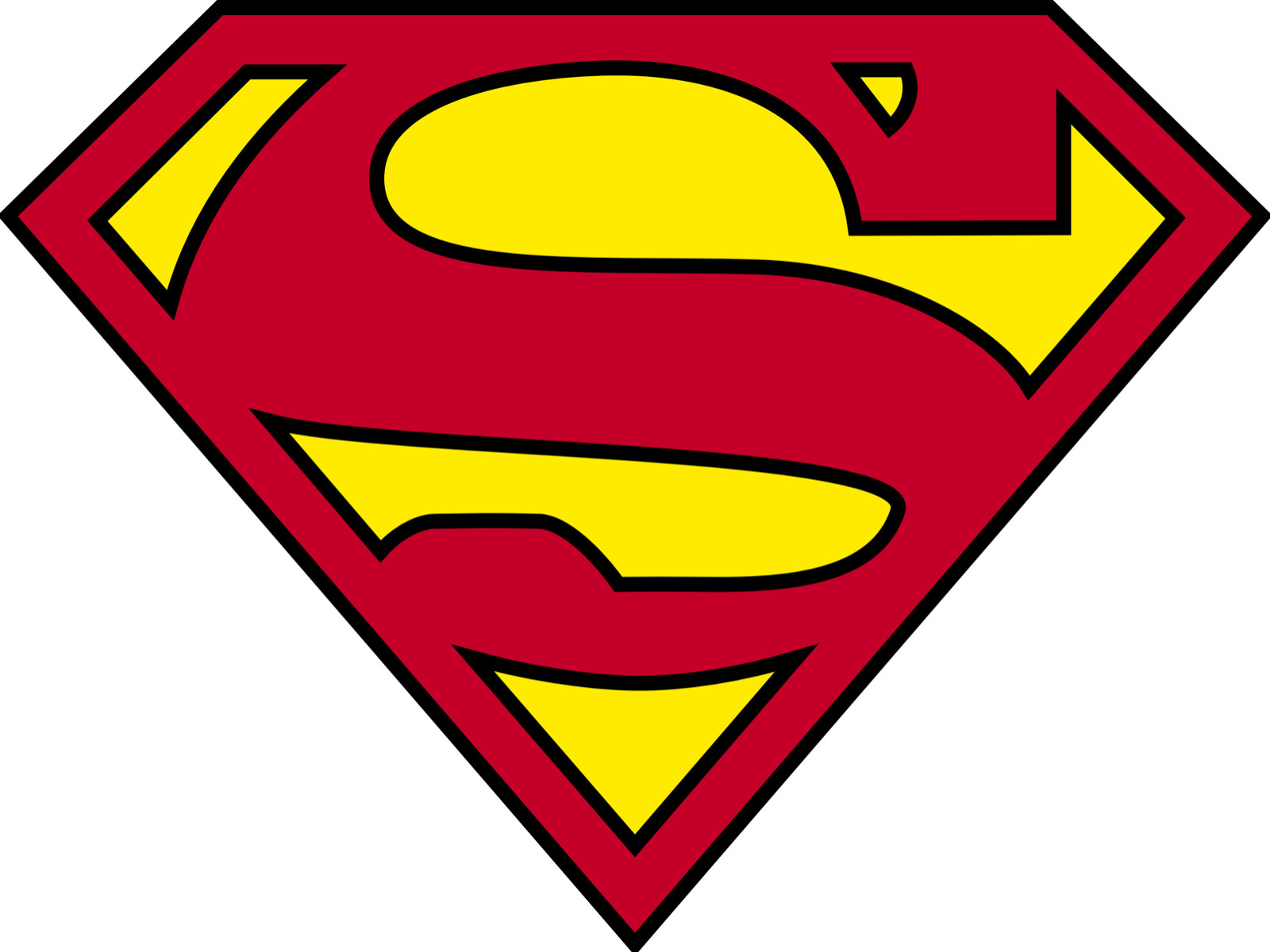 Superman, Classic Logo, T-Shirt, Cotton( Adult Sizes: S,M,L, XL)