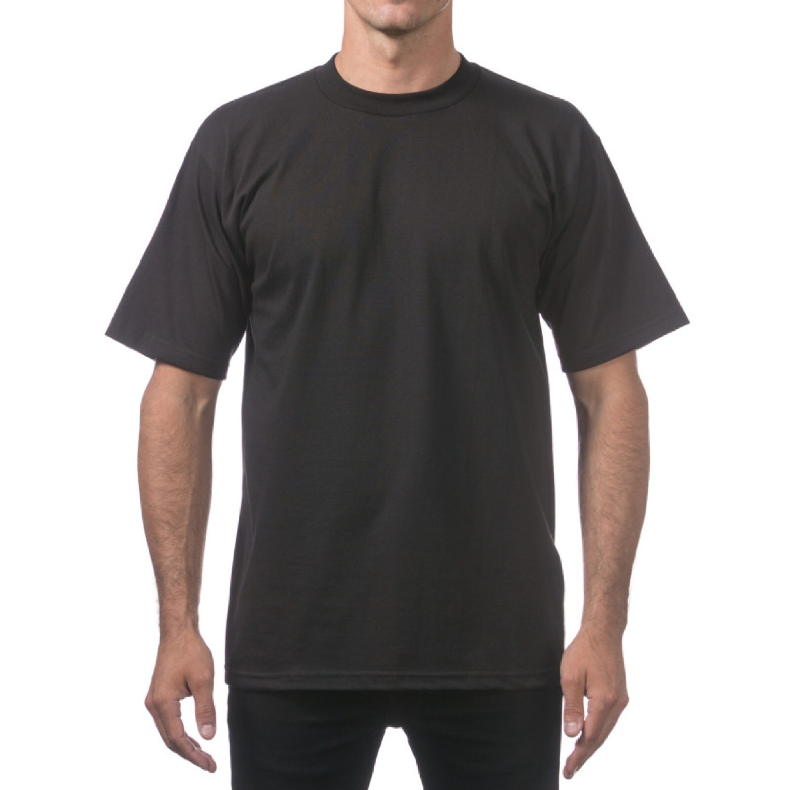 PROCLUB MENS HEAVYWEIGHT SHORT SLEEVE T SHIRTS PRO CLUB CASUAL COTTON TEE SHIRT