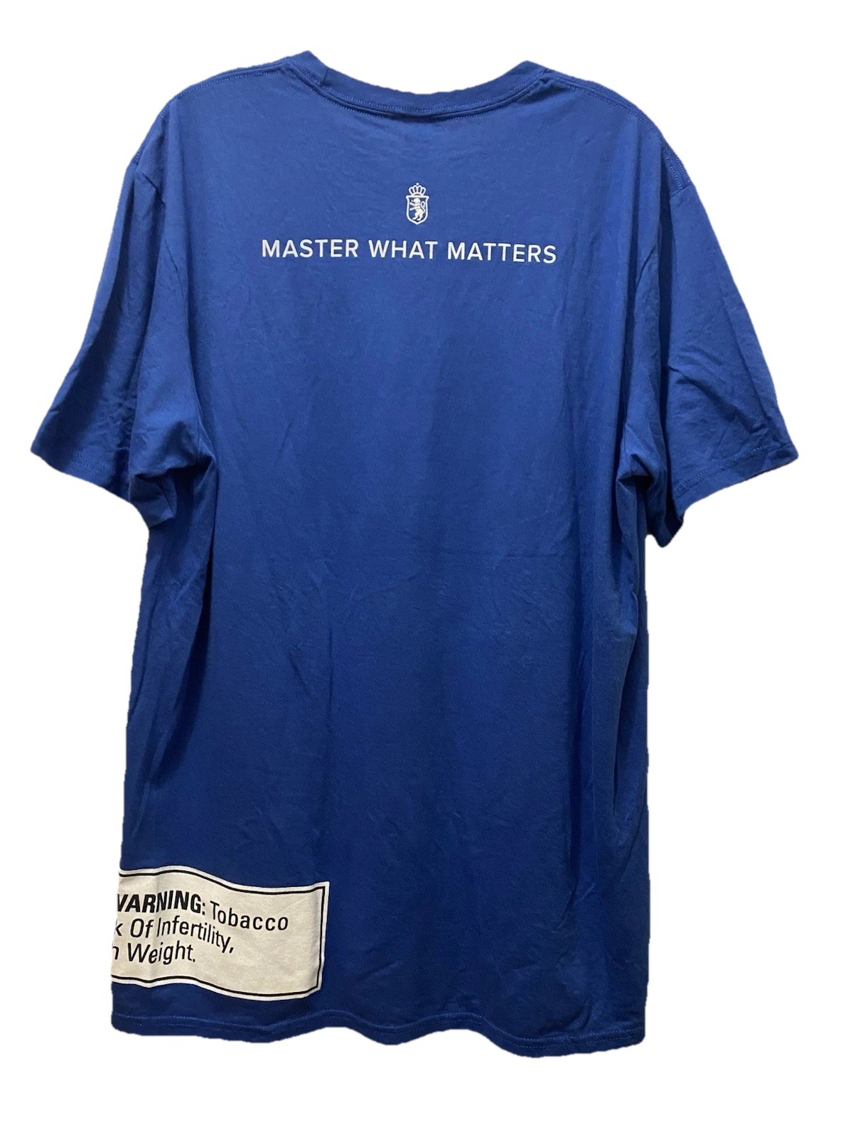 Dutch Masters Cigars/Tobacco {leaf wraps} Promo Shirt • Adult XL• Unique Blue!