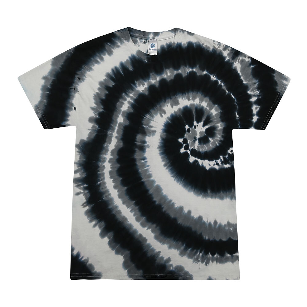 Multi-Color Tie Dye T-Shirts, Kids & Adults Short Sleeve Cotton Colortone