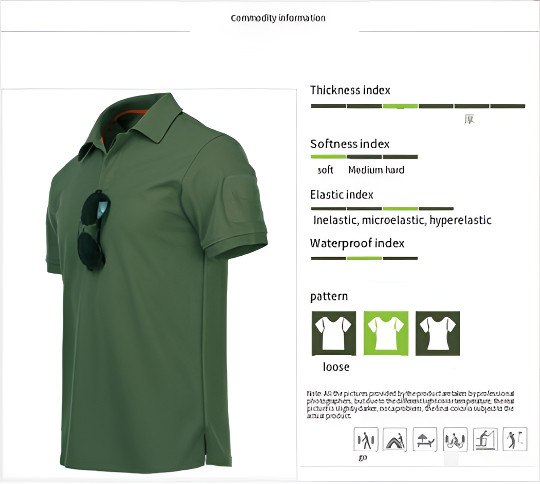 Mens Polo Shirts Short Sleeve Casual Quick Dry Team Tactical Combat Work Golf