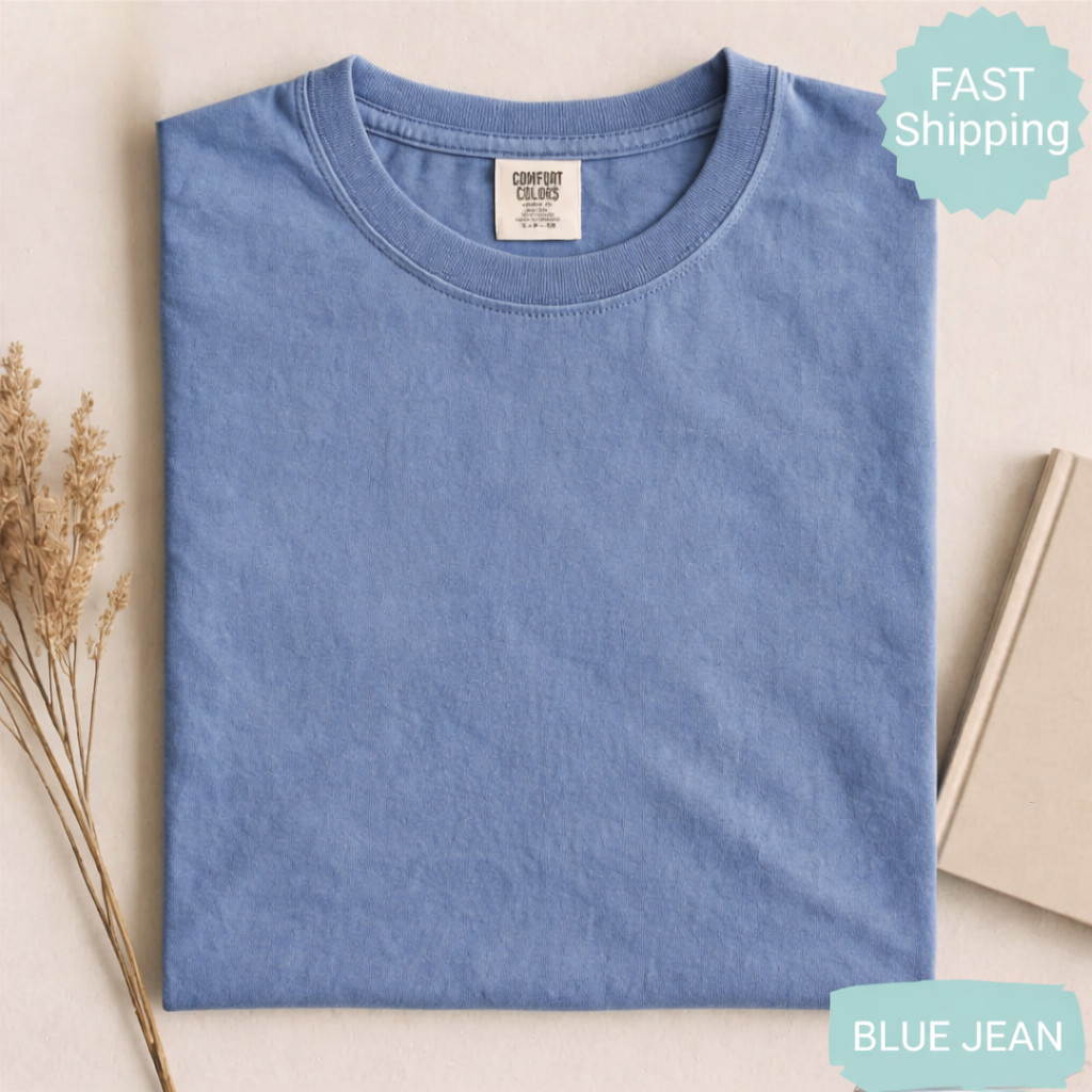 Butterfly Floral Comfort Colors T-Shirt Boho Cottagecore Tee