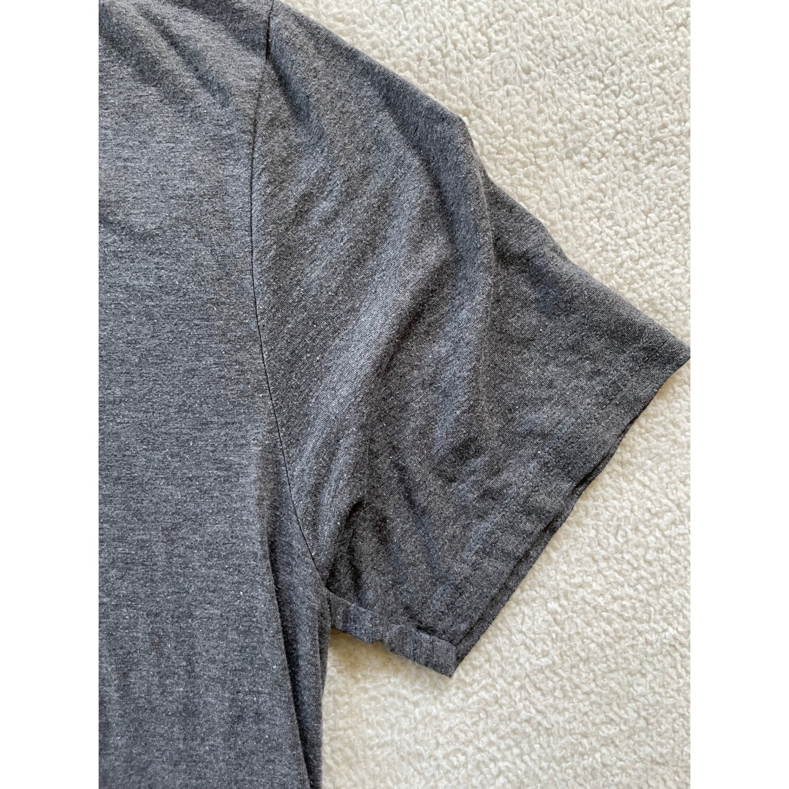 Mens Large T-Shirt Gray Lyle’s Bikes Brews & BBQ Loveland Ohio Tri-Blend