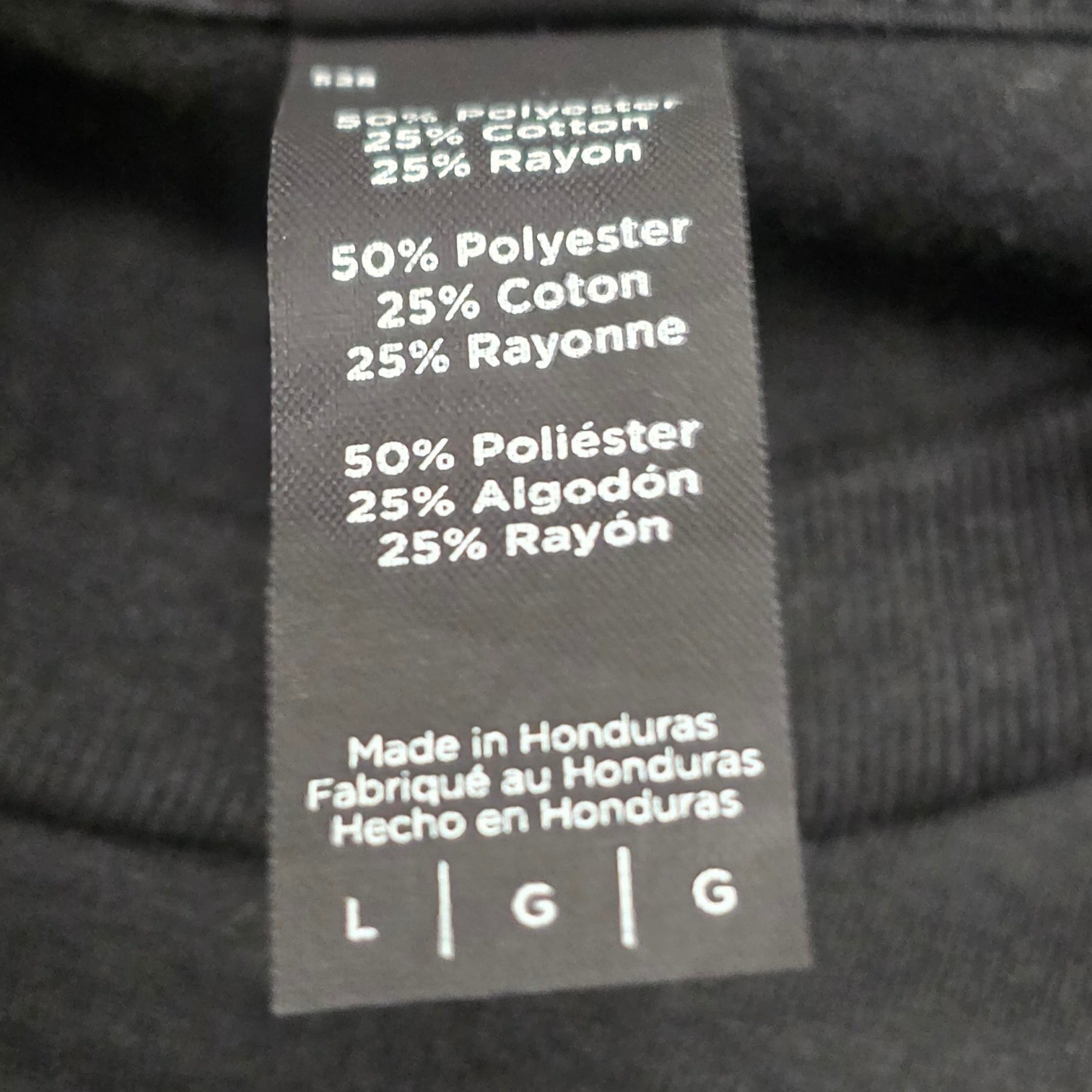 District Perfect Tri Tee Mens Large Black Short Sleeve Crewneck T-Shirt DM130