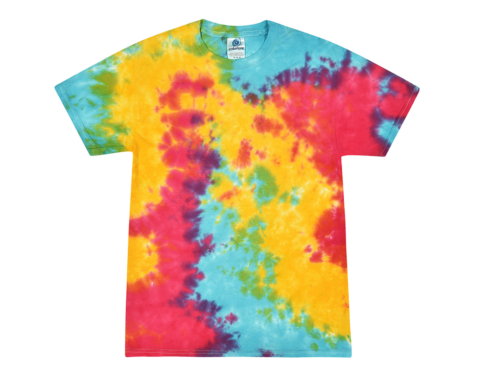 Multi-Color Tie Dye T-Shirts Adult SM – XXXXXL 100% Cotton Colortone