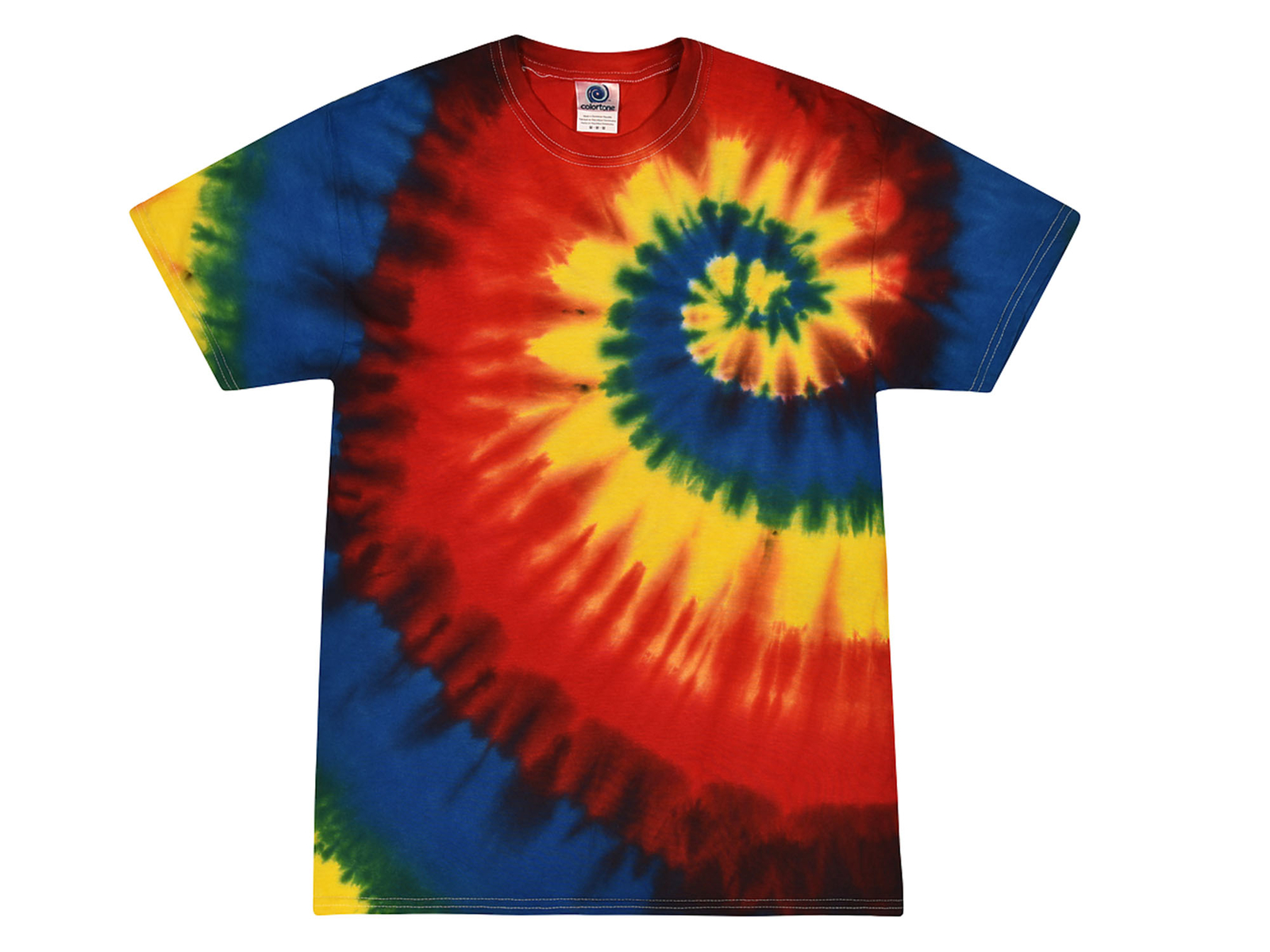 Multi-Color Tie Dye T-Shirts Adult SM – XXXXXL 100% Cotton Colortone