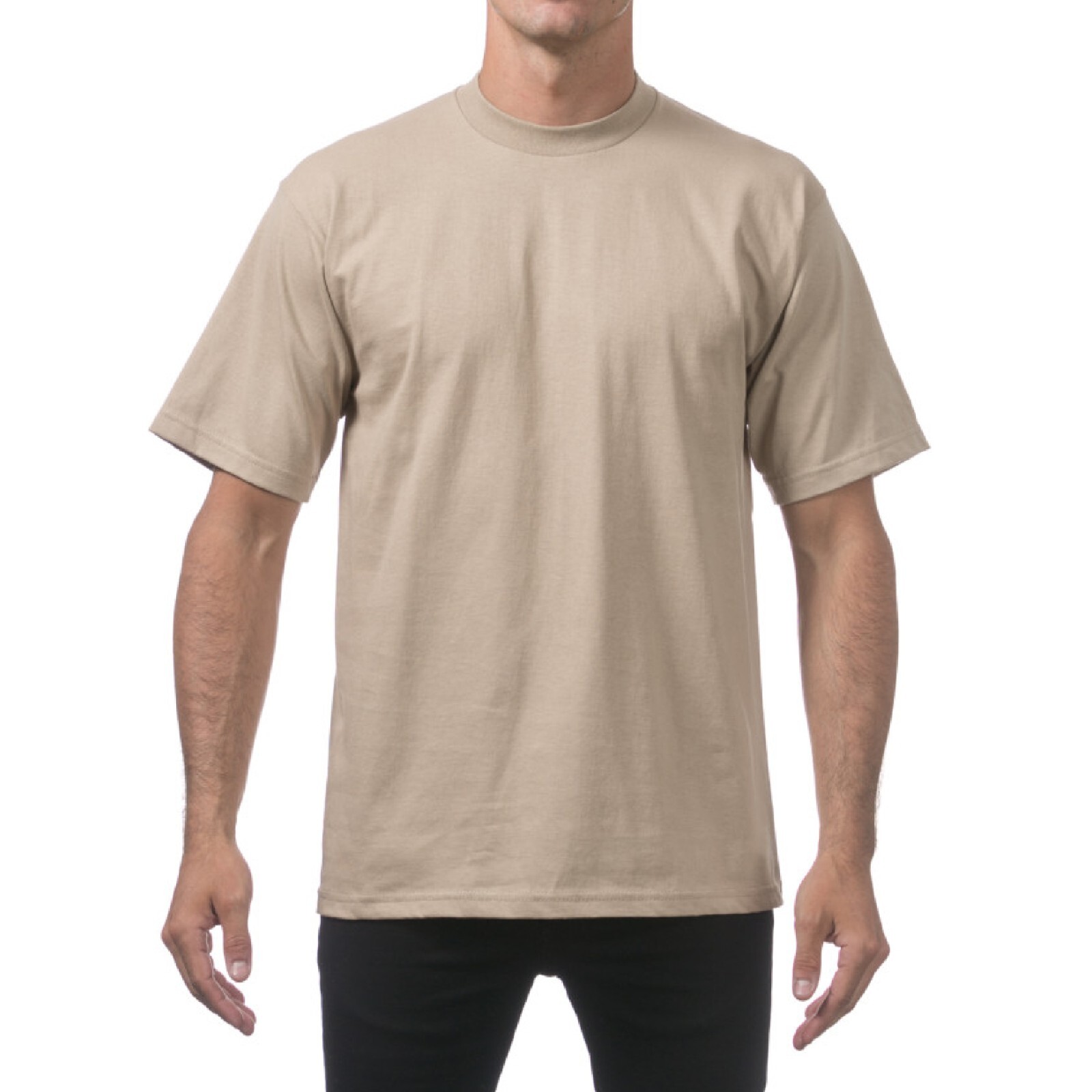 3 PACK PROCLUB MENS HEAVYWEIGHT SHORT SLEEVE T SHIRTS PRO CLUB CASUAL COTTON TEE