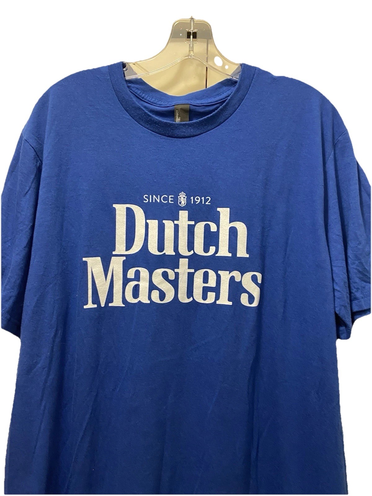Dutch Masters Cigars/Tobacco {leaf wraps} Promo Shirt • Adult XL• Unique Blue!
