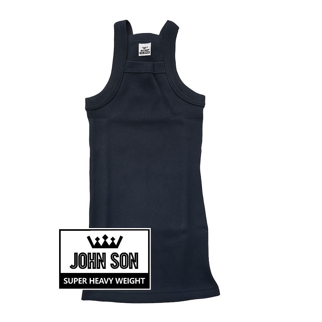 Men’s G-unit Tank Top [JOHN SON] Muscle Square Cut Super Heavy Weight [ Single ]
