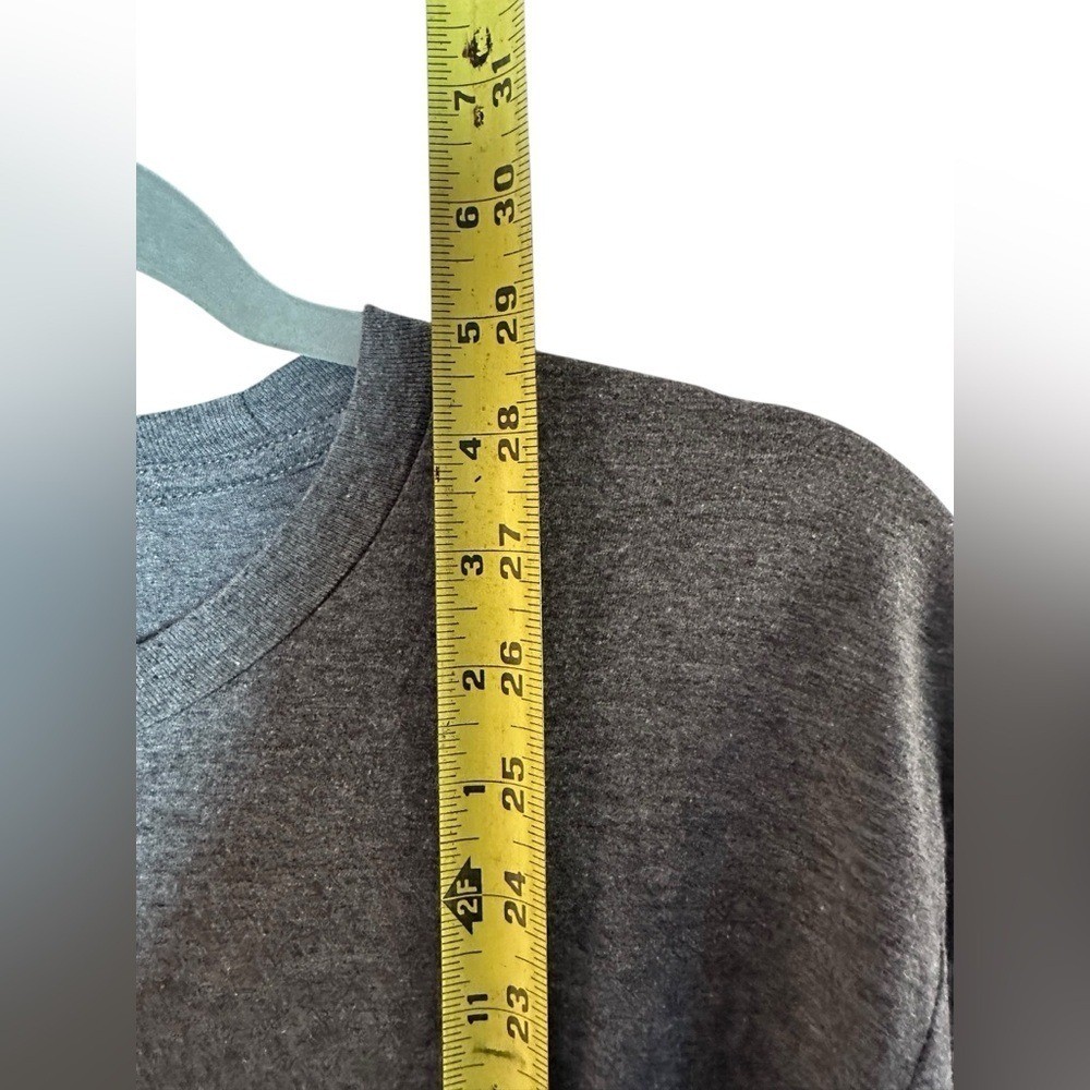 District Perfect Tri Long Sleeve “Rest Day” Graphic Tee Gray XL