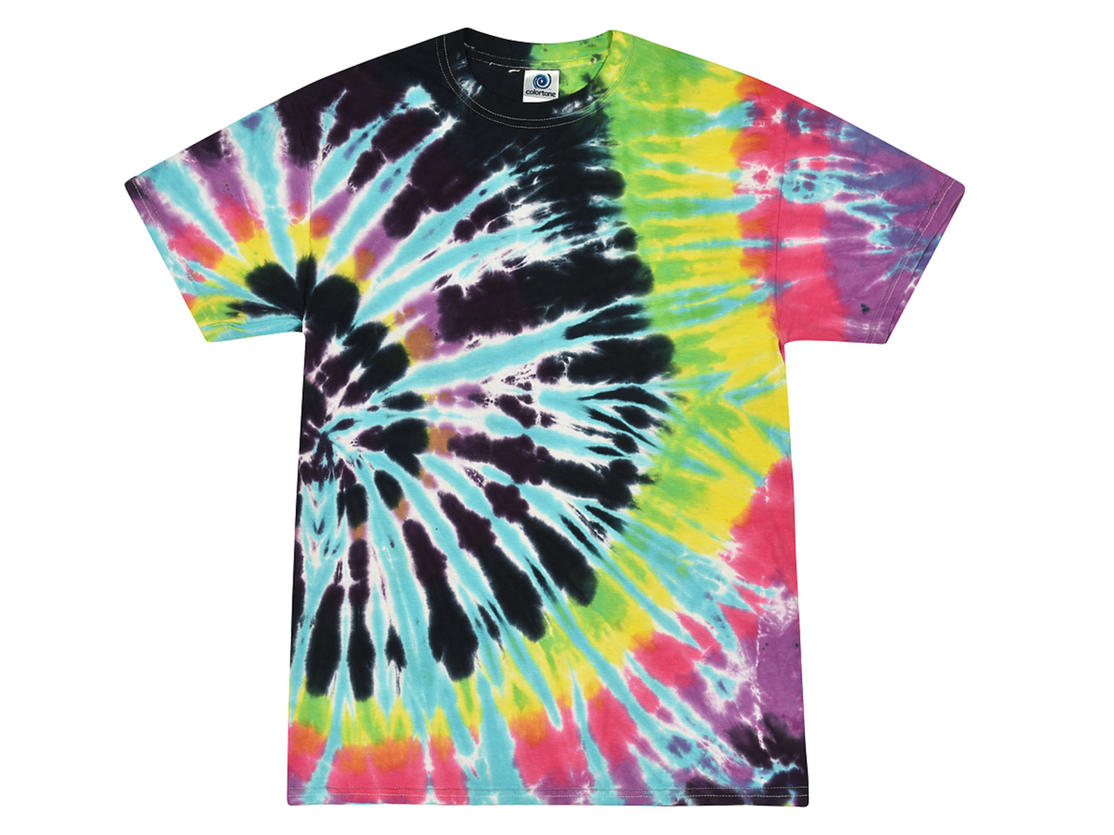 Multi-Color Tie Dye T-Shirts Adult SM – XXXXXL 100% Cotton Colortone