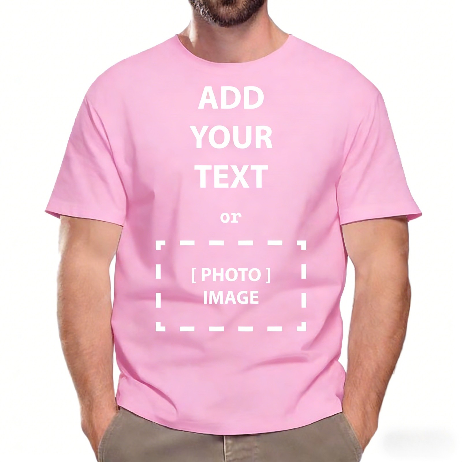 Custom Designed Crewneck T-Shirt | Personalized Shirt for Men Or Women