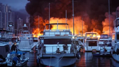 اندلاع حريق على متن عبارة تحمل نحو 120 شخصا في الفلبين