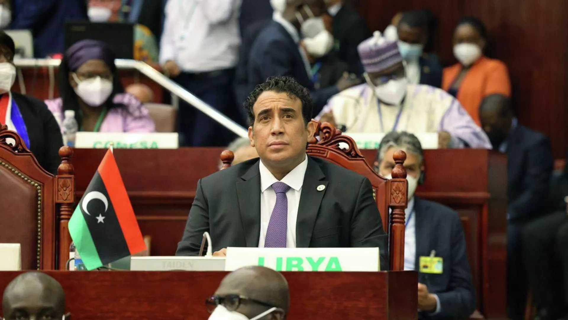 رئيس المجلس الرئاسي الليبي، محمد المنفي