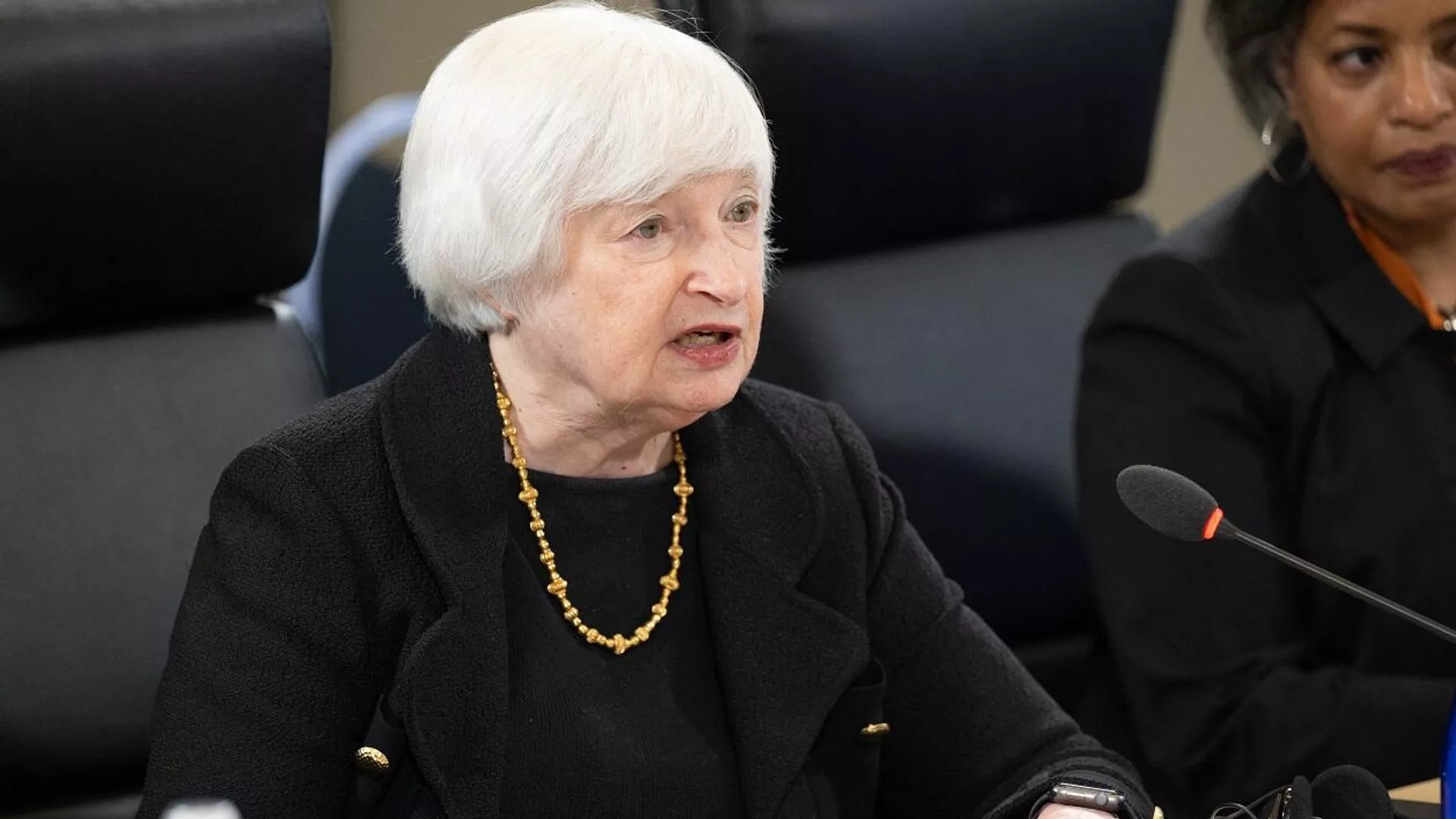 وزيرة المالية الأمريكية، جانيت يلين