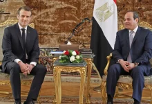 السيسي وماكرون يتفقان على أهمية تسوية القضية الفلسطينية وعبور المساعدات