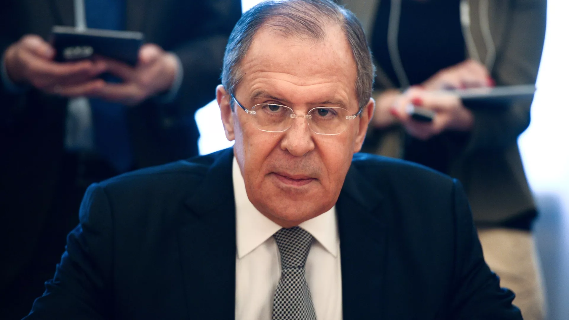 وزير الخارجية الروسي سيرغي لافروف © Sputnik . Maxim Blinov