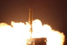 إطلاق صاروخ في مكان غير معلوم من كوريا الشمالية في 10 أكتوبر/تشرين الأول 2022. © رويترز