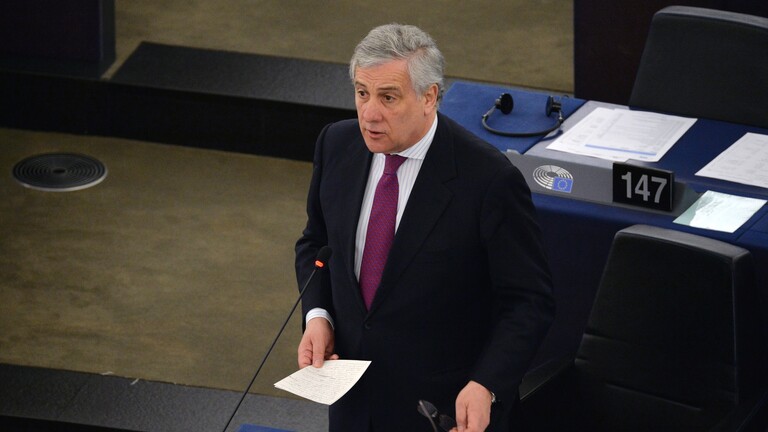 "وزير الخارجية الإيطالي أنطونيو تاياني"