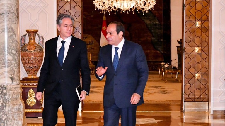 بلينكن يطلع السيسي على هدف جولته في المنطقة