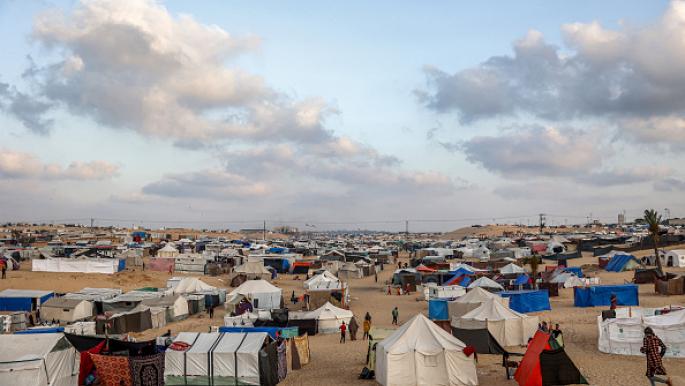 خيام النازحين في مخيم رفح، 30 إبريل 2024 (فرانس برس)