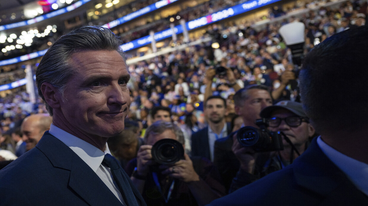California Governor Gavin Newsom حاكم ولاية كاليفورنيا الديمقراطي، جافين نيوسوم، / Globallookpress