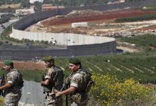 جنود من الجيش اللبناني ينتشرون على الجانب اللبناني من الحدود اللبنانية الجنوبية - صورة أرشيفية / AP