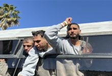 أسرى فلسطينيون أفرجت عنهم إسرائيل، جنوب قطاع غزة، 1 فبراير 2025 / Globallookpress