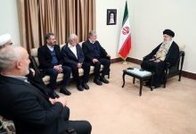 المرشد الإيراني علي خامنئي يستقبل الأمين العام لحركة الجهاد الإسلامي الفلسطينية زياد النخالة والوفد المرافق له / مهر