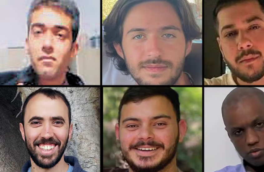 الأسرى الإسرائيليين الستة الذين أفرجت عنهم حماس اليوم السبت / واينت