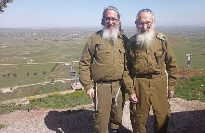 الحاخام شلومو أفينير ومساعده في سوريا