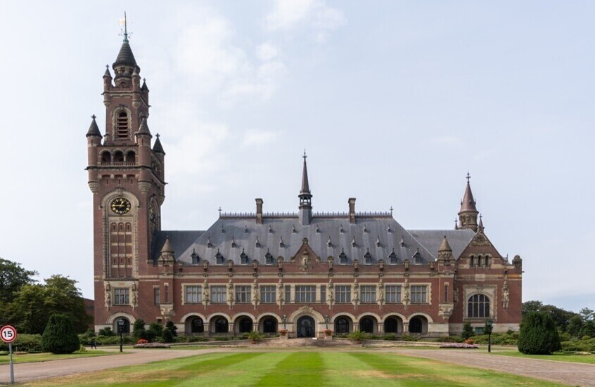 مبنى محكمة العدل الدولية في لاهاي (صورة أرشيفية)