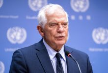 رئيس الدبلوماسية السابق للاتحاد الأوروبي والرئيس الحالي لمركز الدراسات الدولية في برشلونة جوزيب بوريل / AP