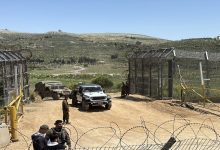 معبر مجدل شمس الحدودي في مرتفعات الجولان، في 25 أبريل 2025. / Gettyimages.ru