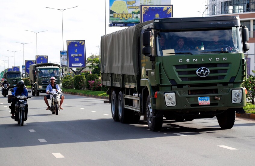 جنود كمبوديون في بنوم بنه، عاصمة كمبوديا 28 مايو 2025 / Legion-Media