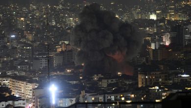 القصف الإسرائيلي على الضاحية الجنوبية لبيروت، 5 يونيو 2025. / Gettyimages.ru