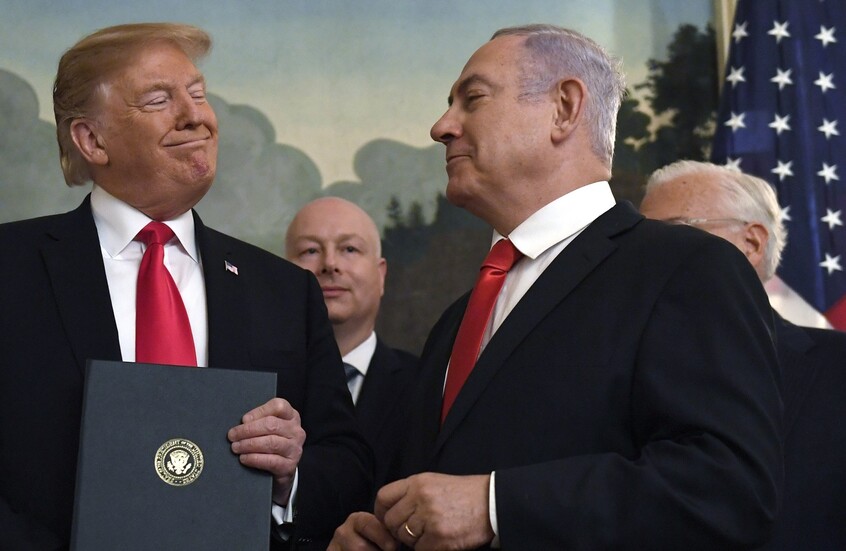 ترامب ونتنياهو - أرشيف - / AP