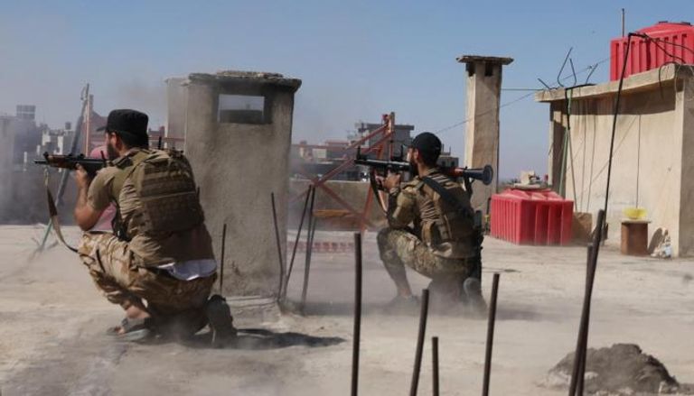 قوات أمن سورية خلال اشتباكات السويداء