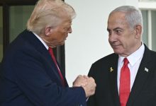 الرئيس الأمريكي دونالد ترامب ورئيس الوزراء الإسرائيلي بنيامين نتنياهو